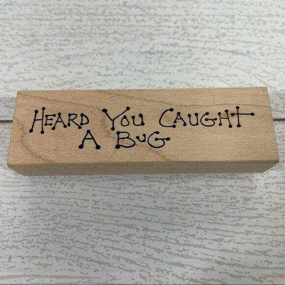 Wood and Rubber Stamps 6 Piece Get Well Theme - Picture 6 of 12